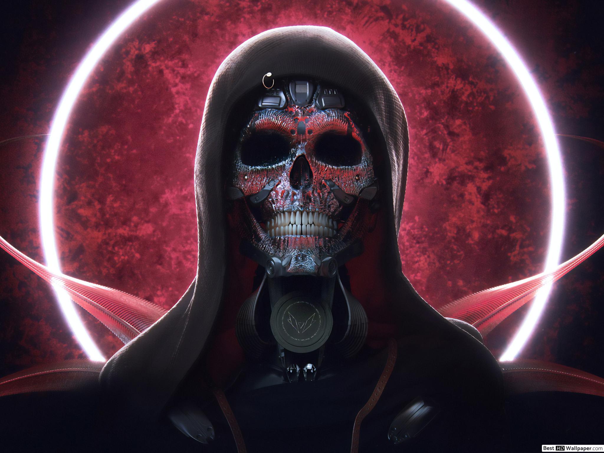 Cyborg (Skull) HD wallpaper download