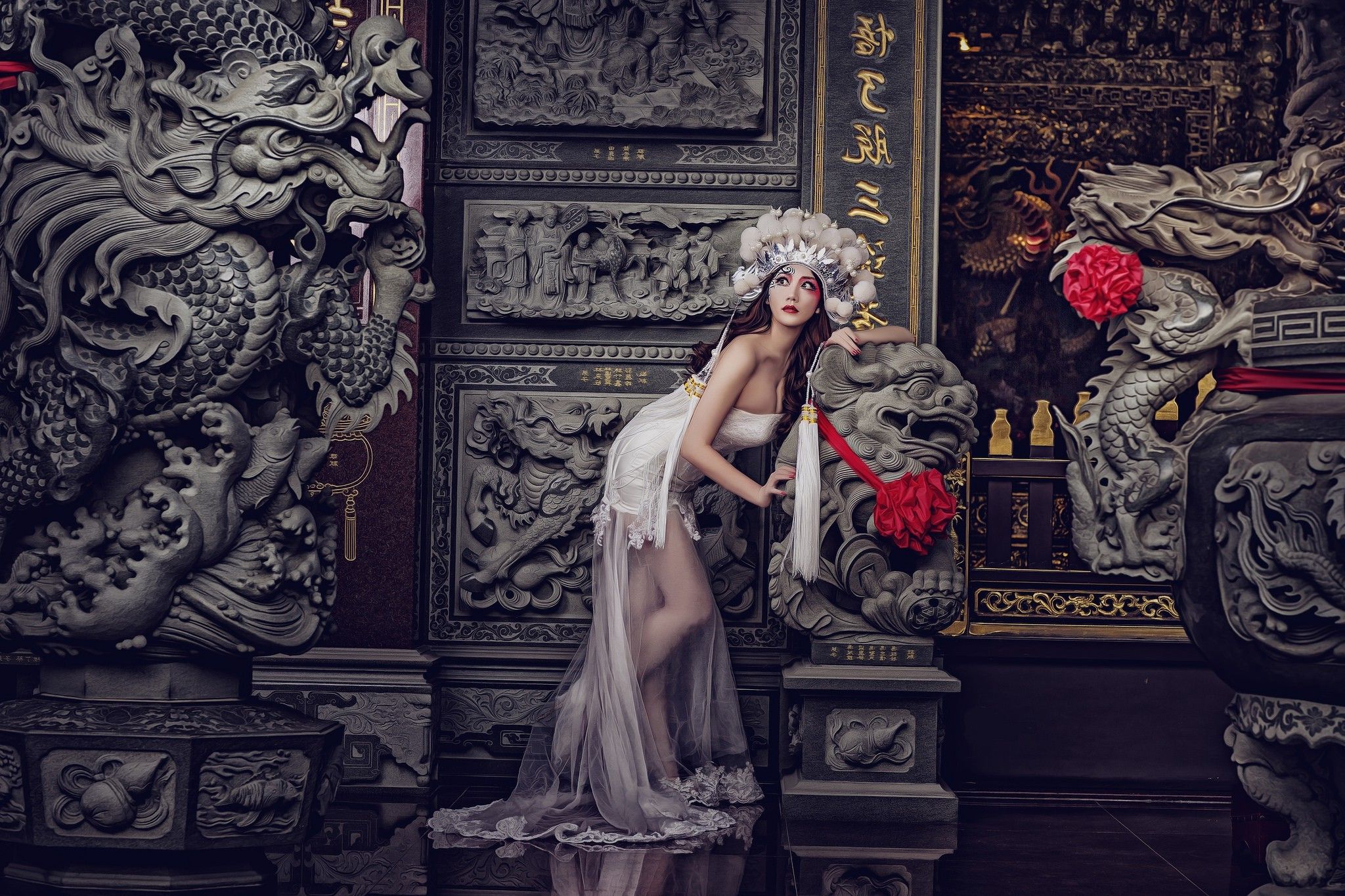 Asian, Women, Model, Fantasy Art Wallpaper HD / Desktop
