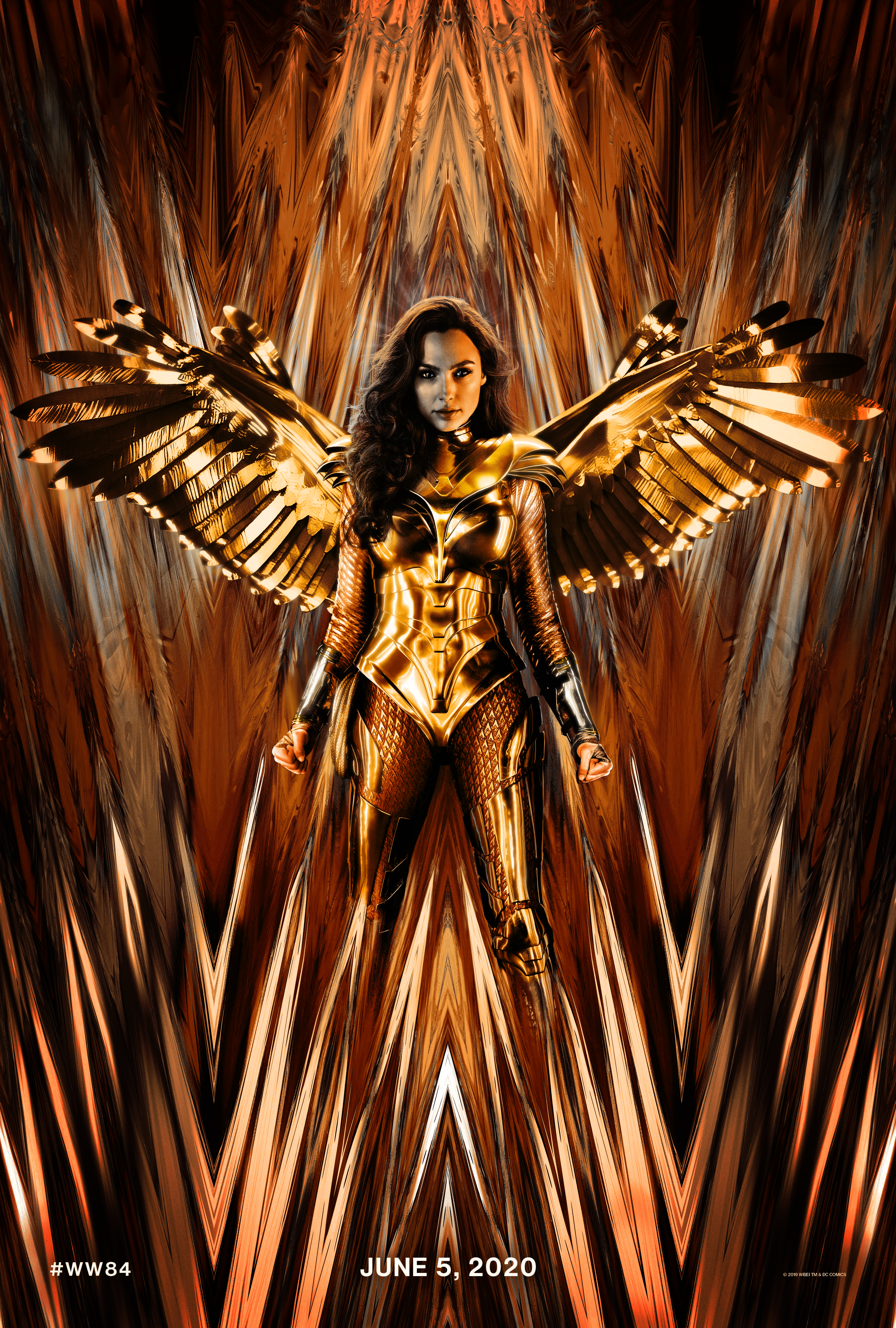 FAN MADE: The Golden Eagle Armor [OC] (WW84)