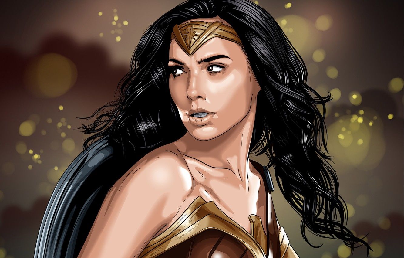 Wallpaper cinema, Wonder Woman, armor, movie, film, artwork