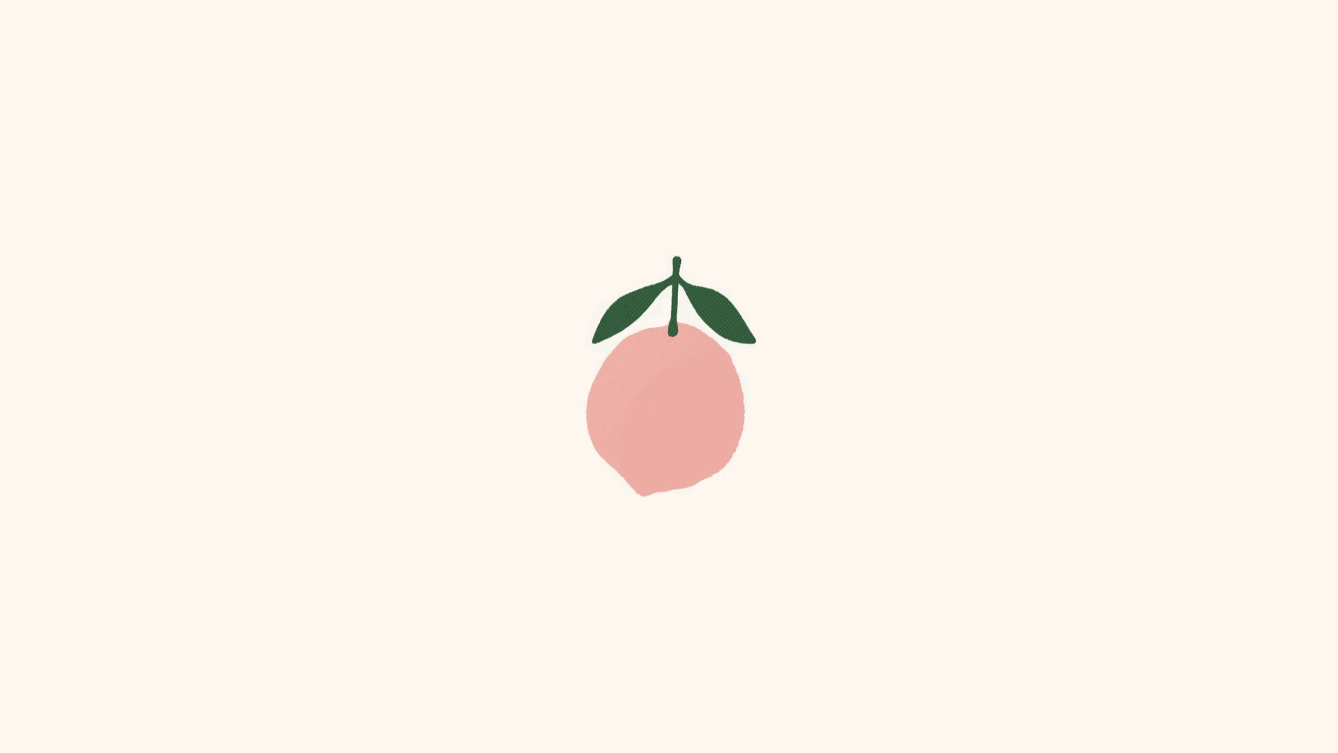 peach wallpaper #wallpaper #peach #illustration #desktop