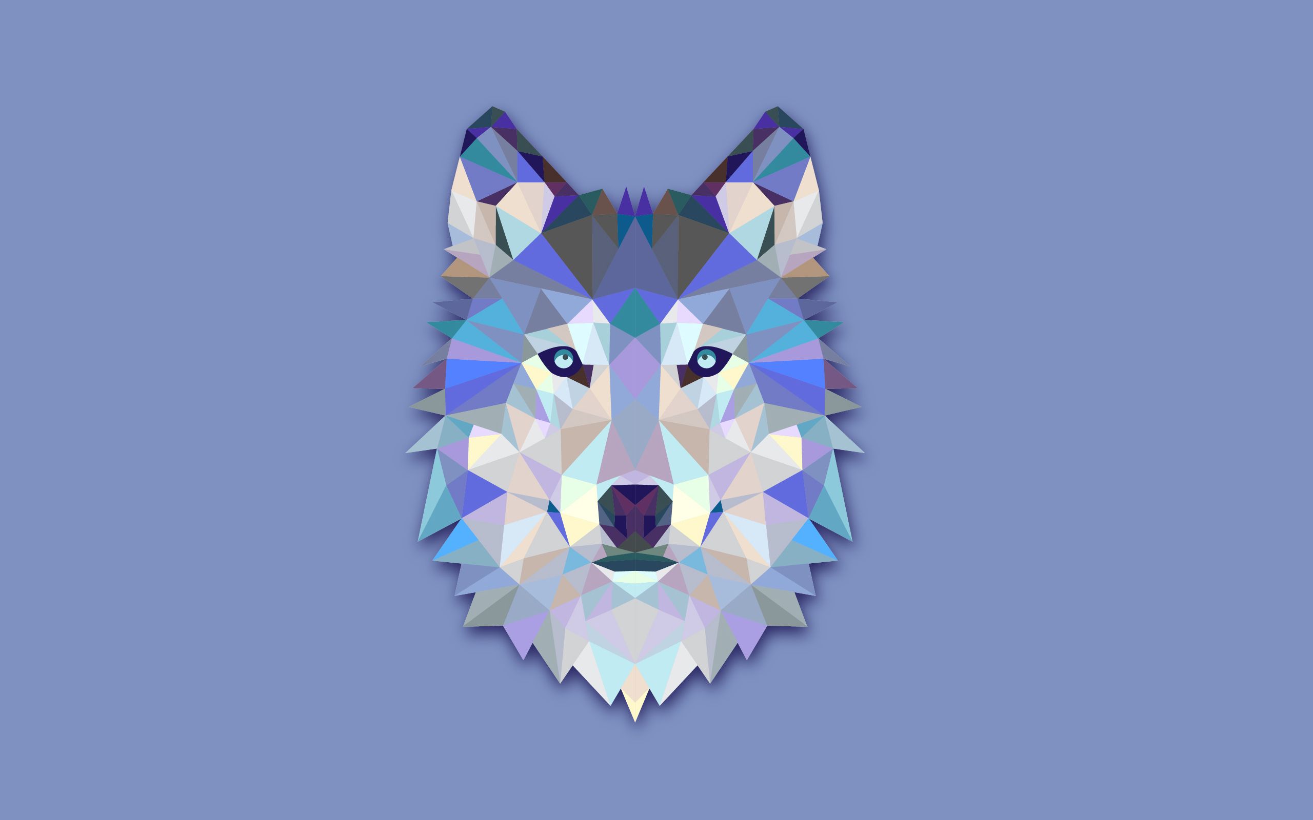 Wolf Geometric Wallpaper Free Wolf Geometric Background
