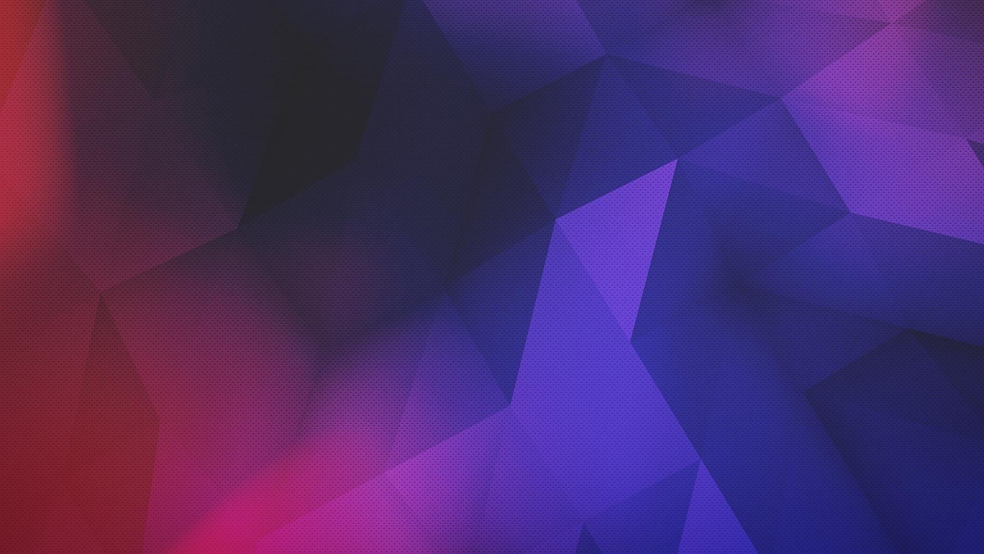 purple, red, abstract, digital art, low poly, blue, artwork