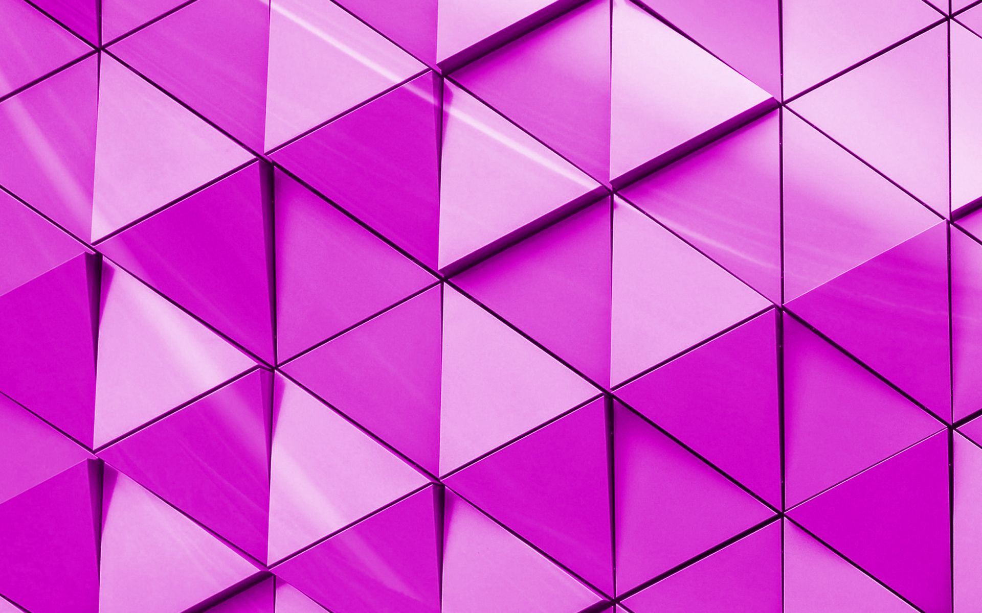 Download wallpaper purple 3D background, triangles 3D texture