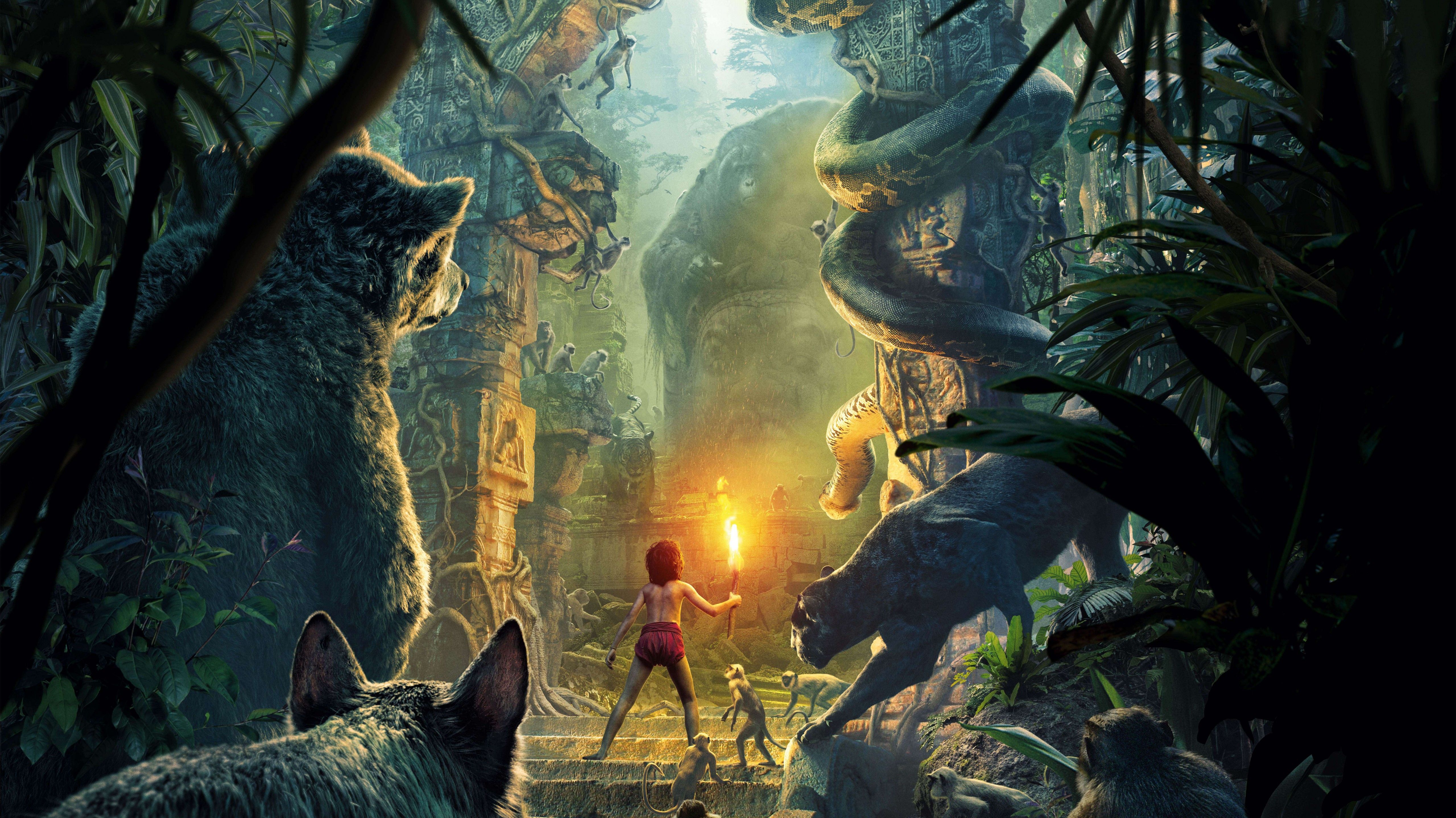 The Jungle Book (2016) 5k Retina Ultra HD Wallpaper. Background