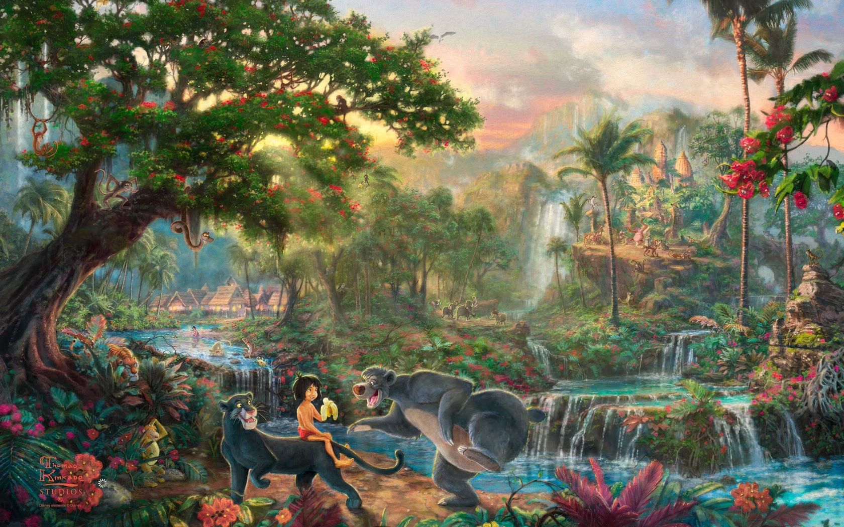 The Jungle Book Kinkade Disney Jungle Book Puzzle