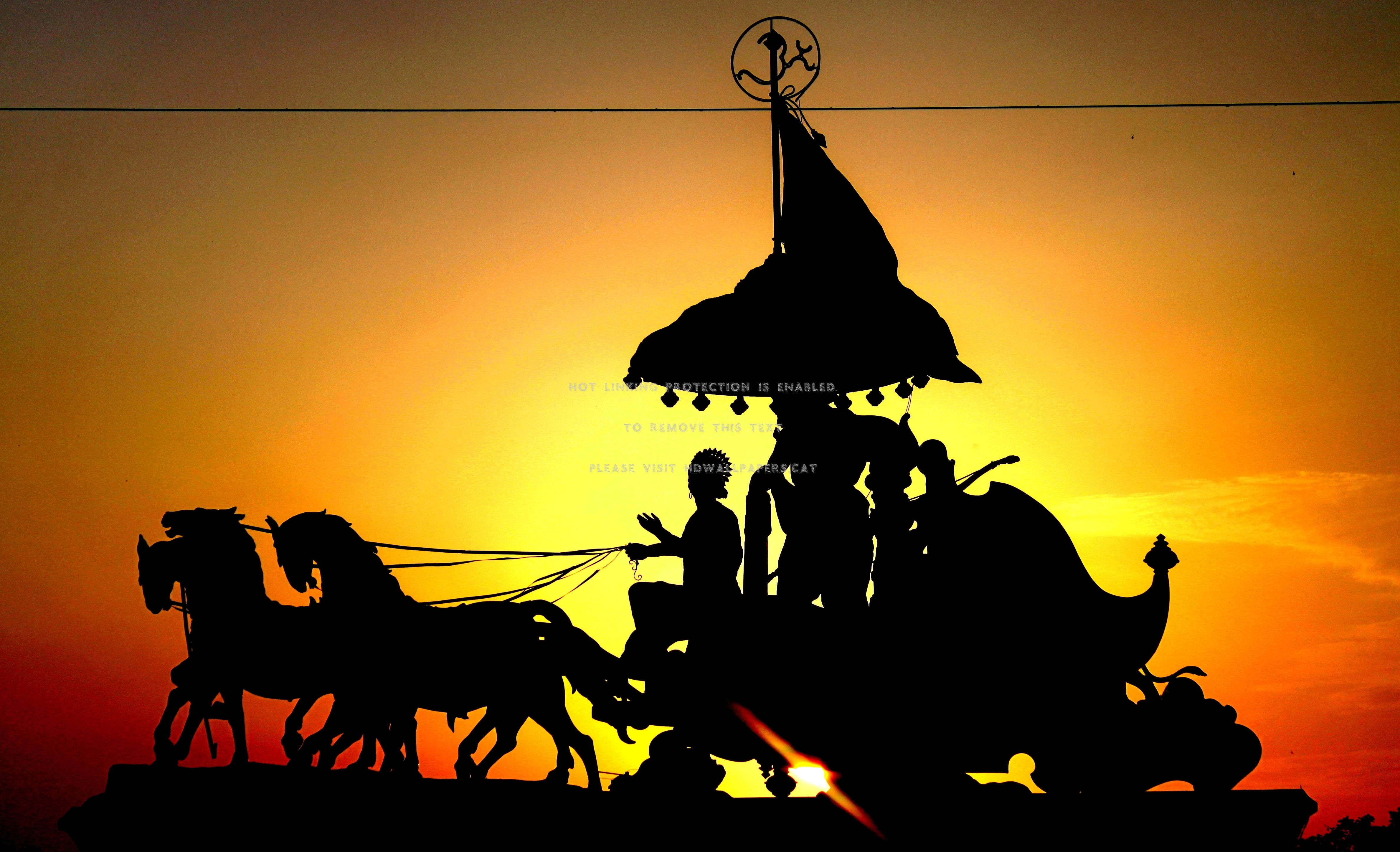 arjuna's chariot( mahabharata) mythology
