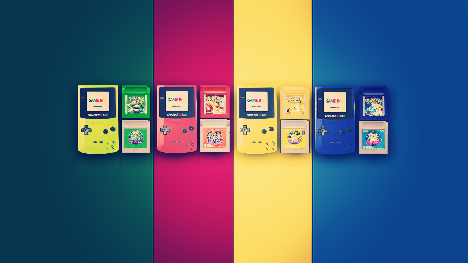 Pokemon gameboy colors. Fond d'écran ordinateur, Fond ecran, Game boy