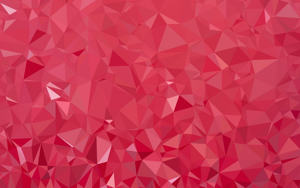 Download wallpaper 1280x800 polygon, triangles, geometric, red
