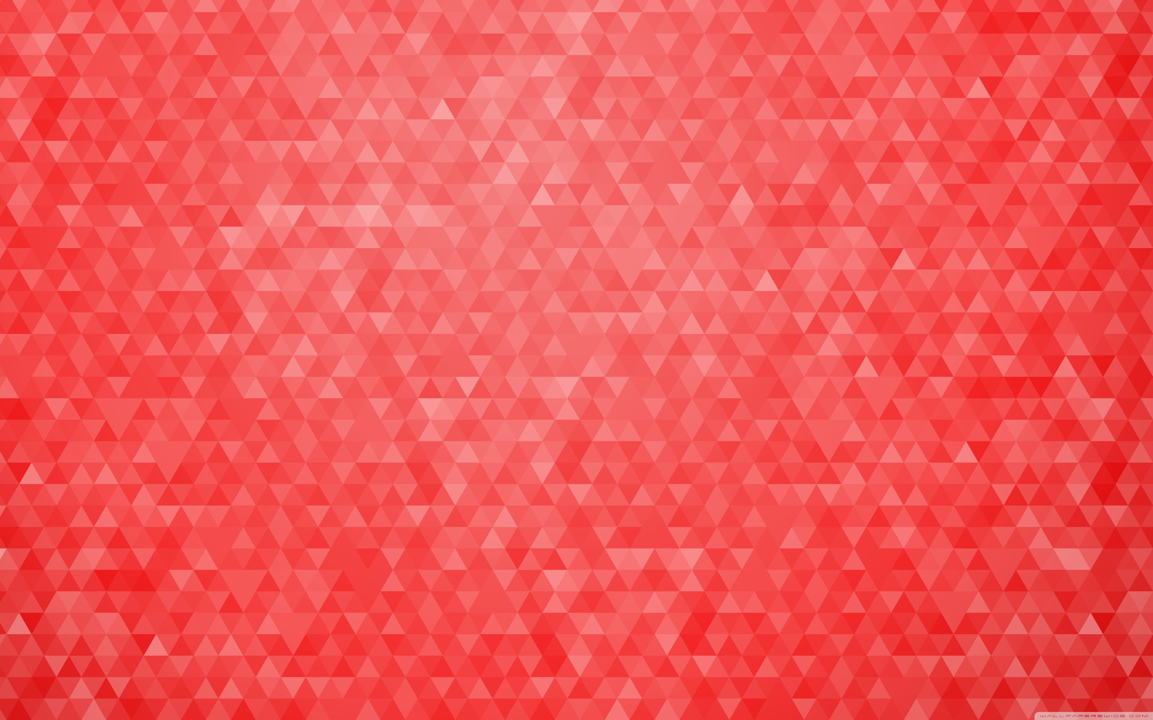 Download Red Geometric Triangles Pattern Background UltraHD