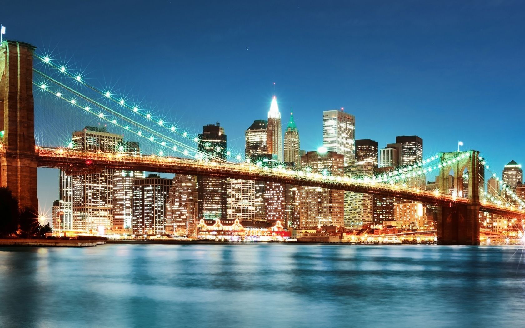 Free download New York City Lights 4K Ultra HD wallpaper 4k
