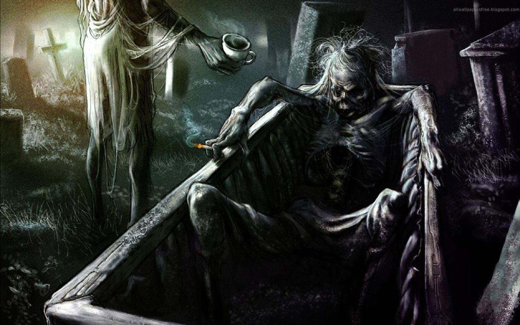 Horror Anime, iPhone, Desktop HD Background