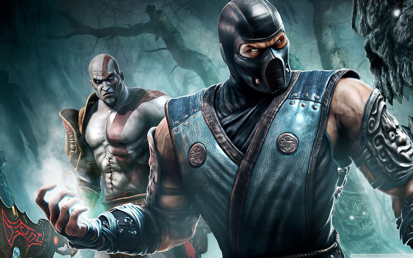 Sub Zero and Kratos ❤ 4K HD Desktop Wallpaper for 4K Ultra HD TV