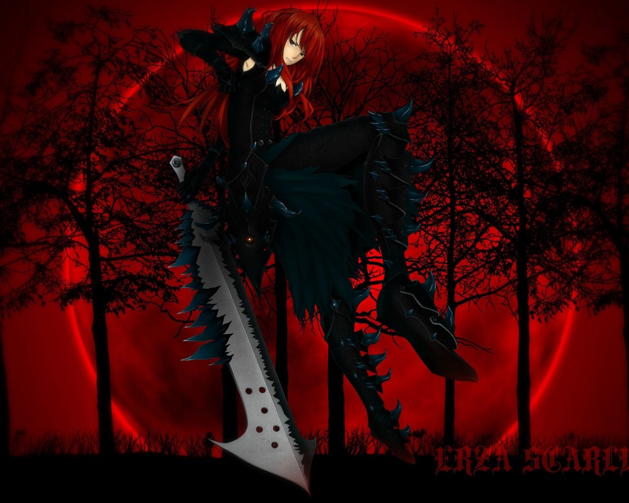 Erza Scarlet, fairy tail, anime desktop PC and Mac wallpaper