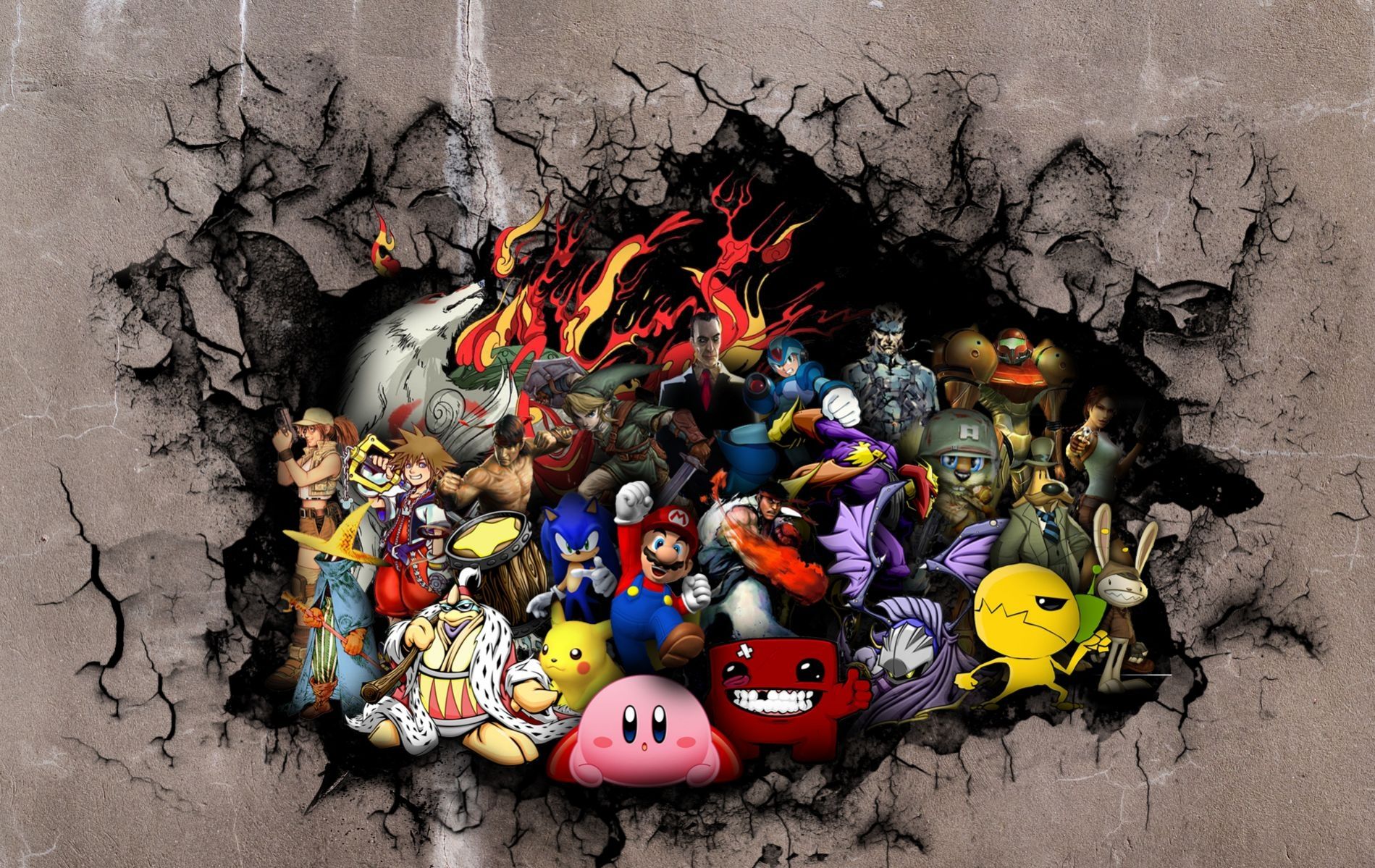 Video Games Characters Wallpaper