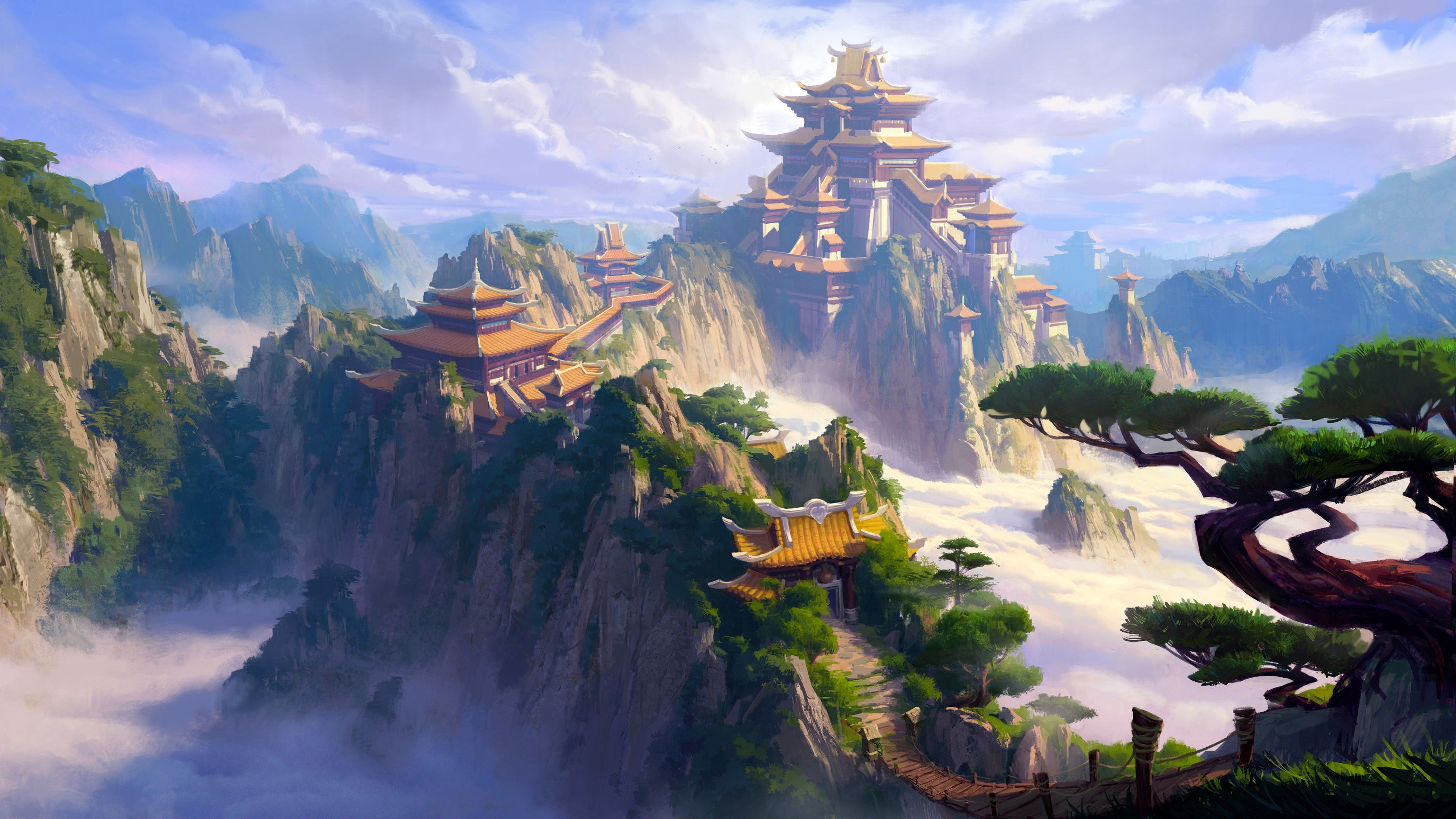 Fantasy Landscape 4k Ultra HD Wallpaper