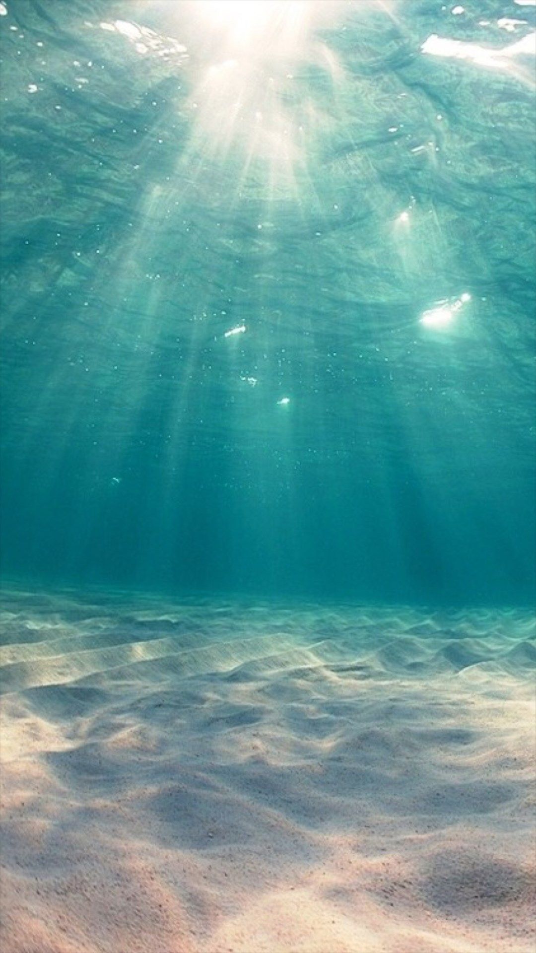 Sunshine Undersea Ocean View Deep iPhone 8 Wallpaper Free Download