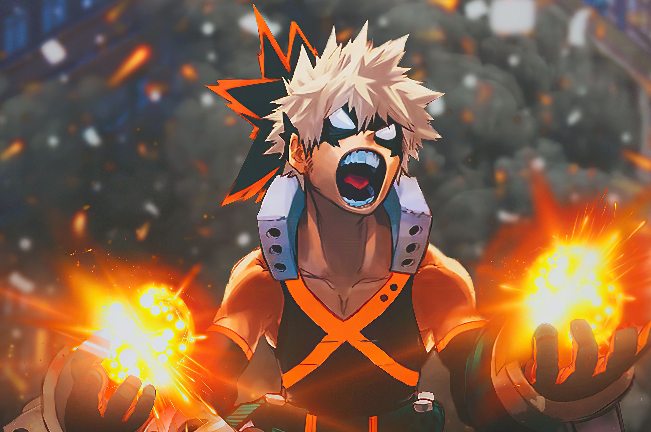 Bakugou Boku No Hero Academia 4k Chromebook Pixel HD 4k Wallpaper, Image, Background, Photo and Picture