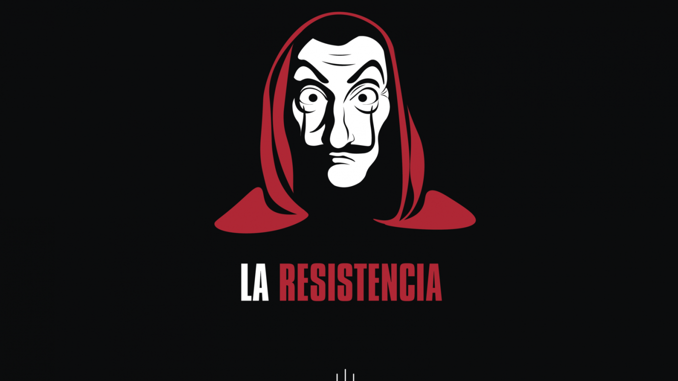 Money Heist Mask HD Desktop Wallpaper 53034