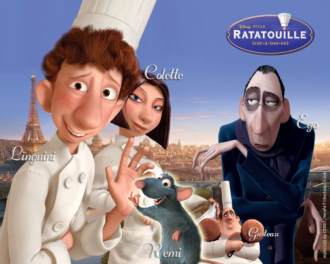 Wallpaper Disney Ratatouille Cartoons