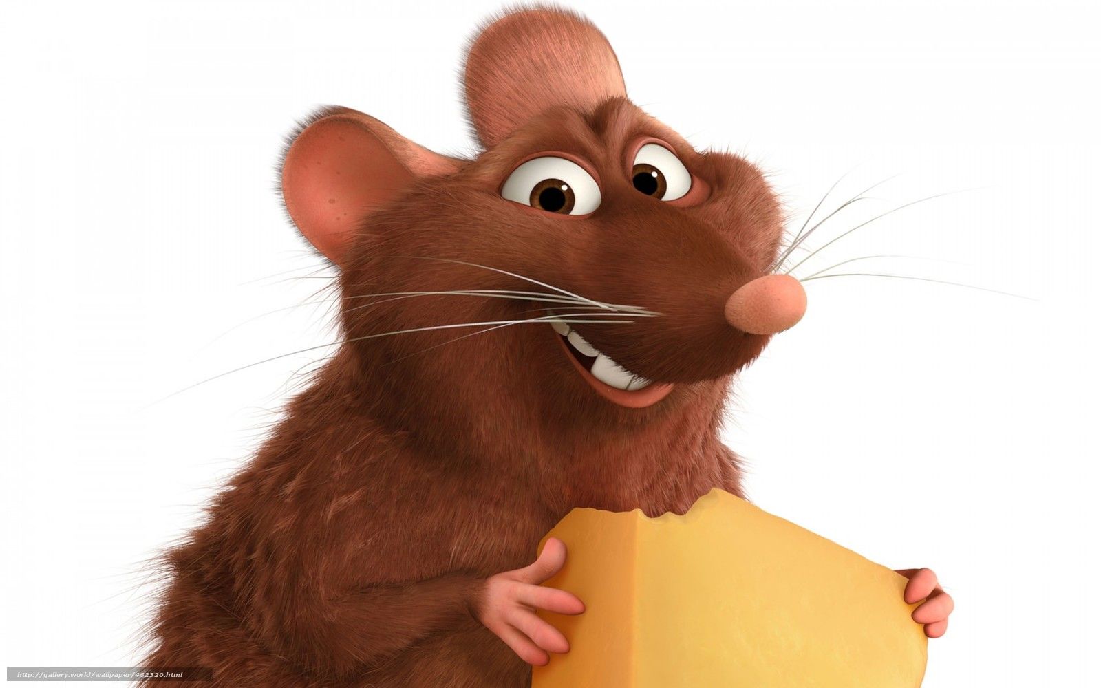 Download wallpaper animal, rat, ratatouille, smile free desktop