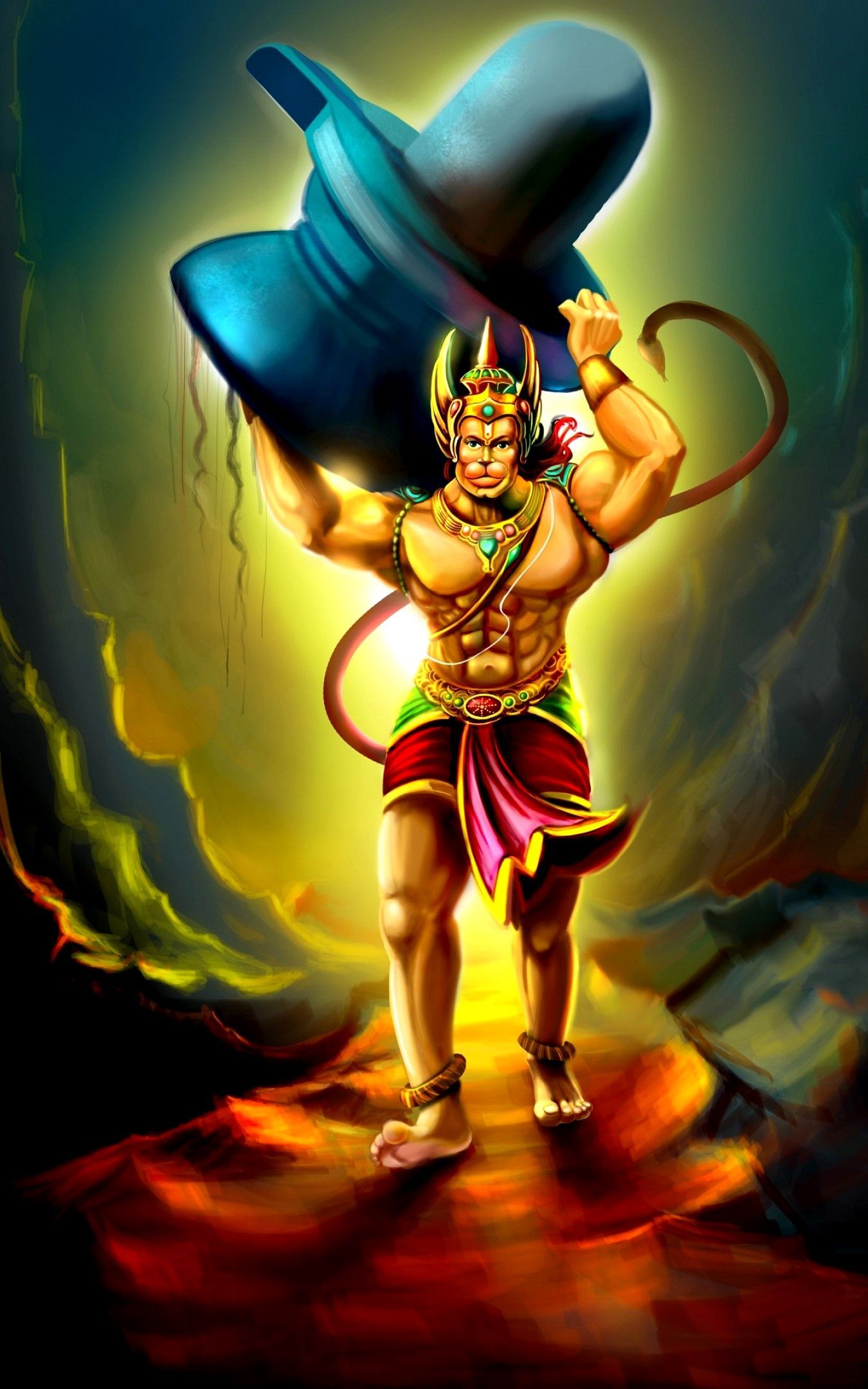 4K Wallpaper For Mobile Lord Shiva Trick. Lord hanuman