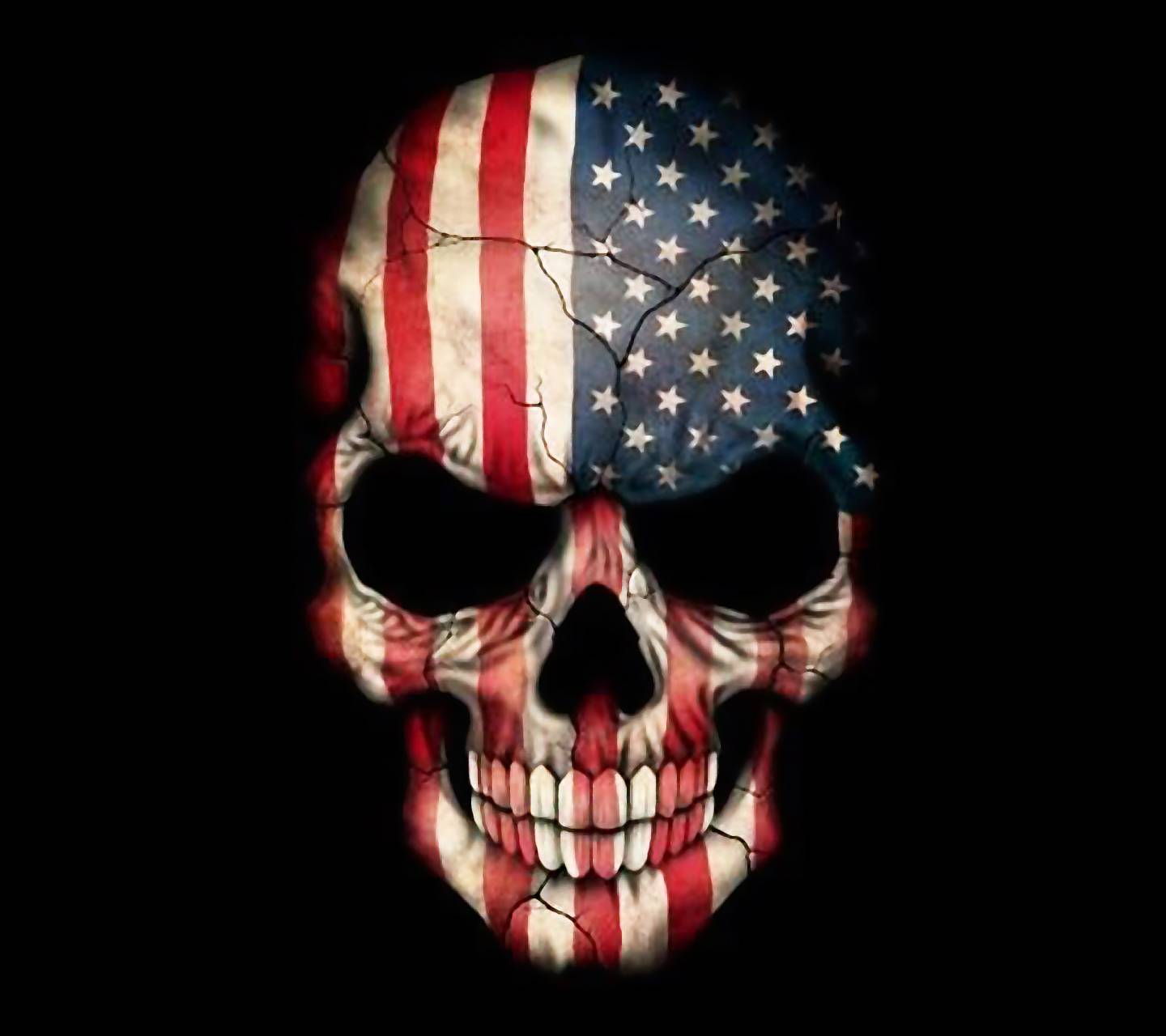 American Flag Skull Wallpaper Free American Flag Skull Background