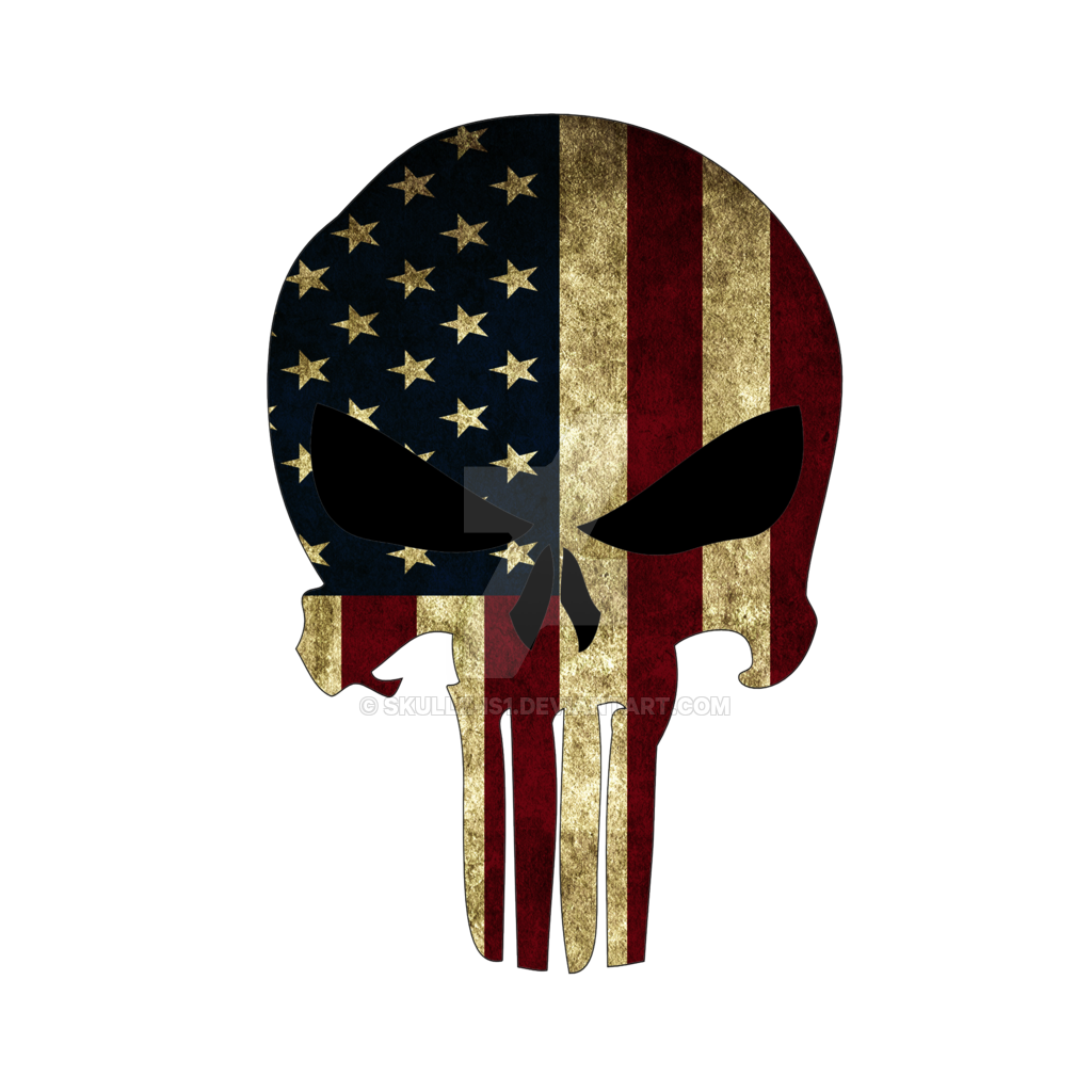 American Flag Punisher Skull Wallpaper
