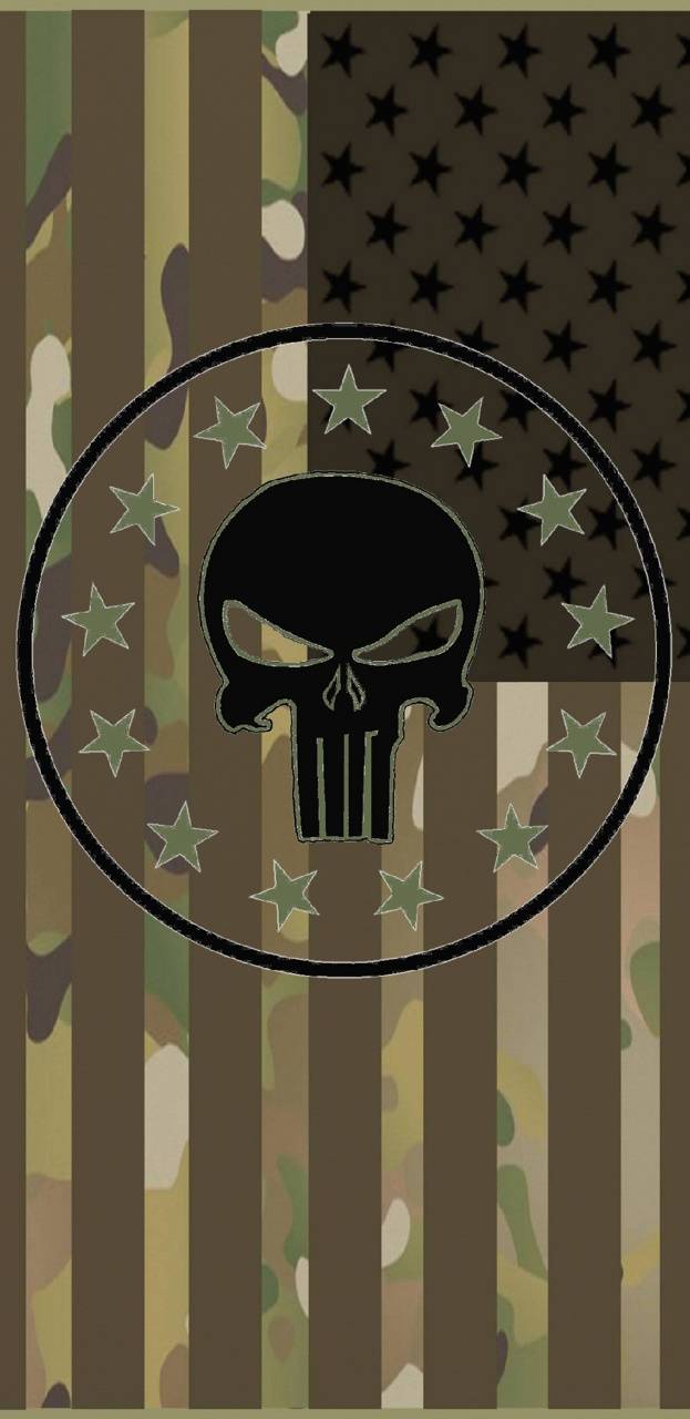 Punisher flag wallpaper