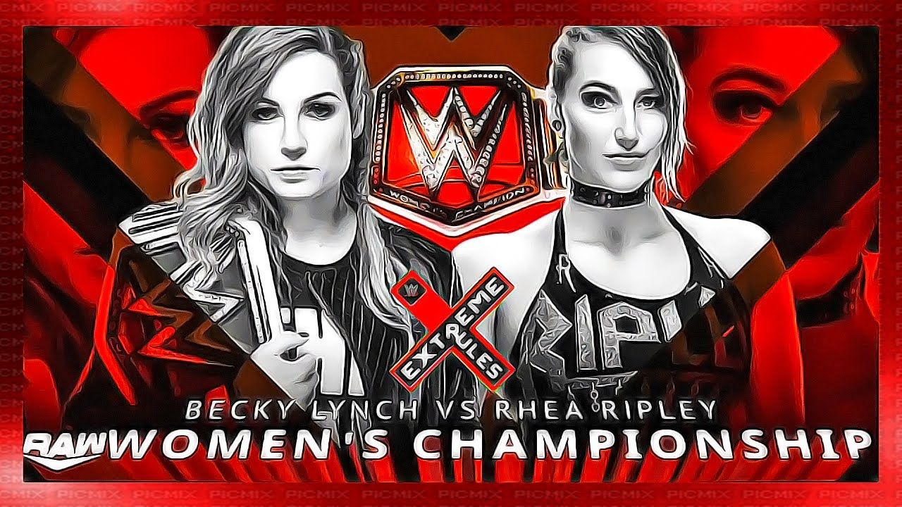 WWE 2K20, Becky Lynch Vs Rhea Ripley Raw Women's