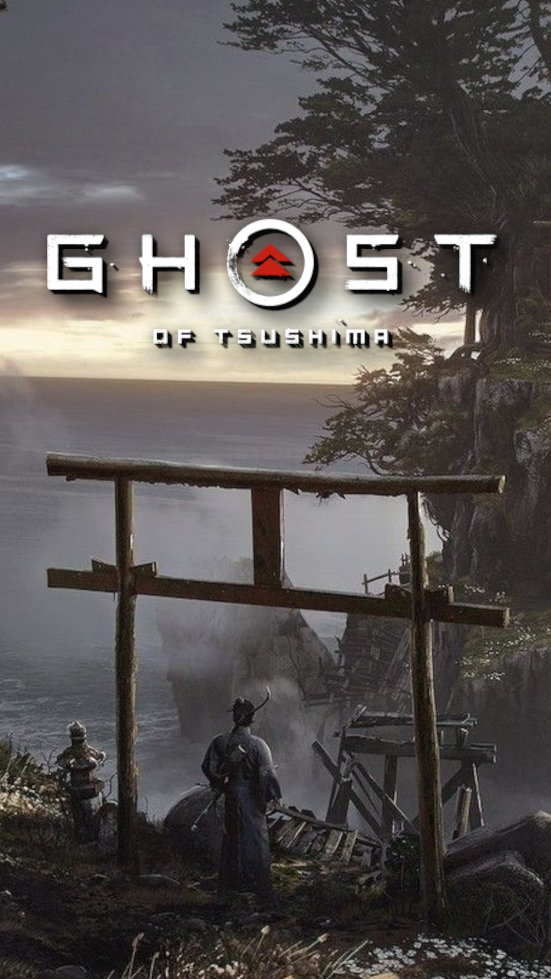 Image] Cover concept art i made for Ghost of Tsushima