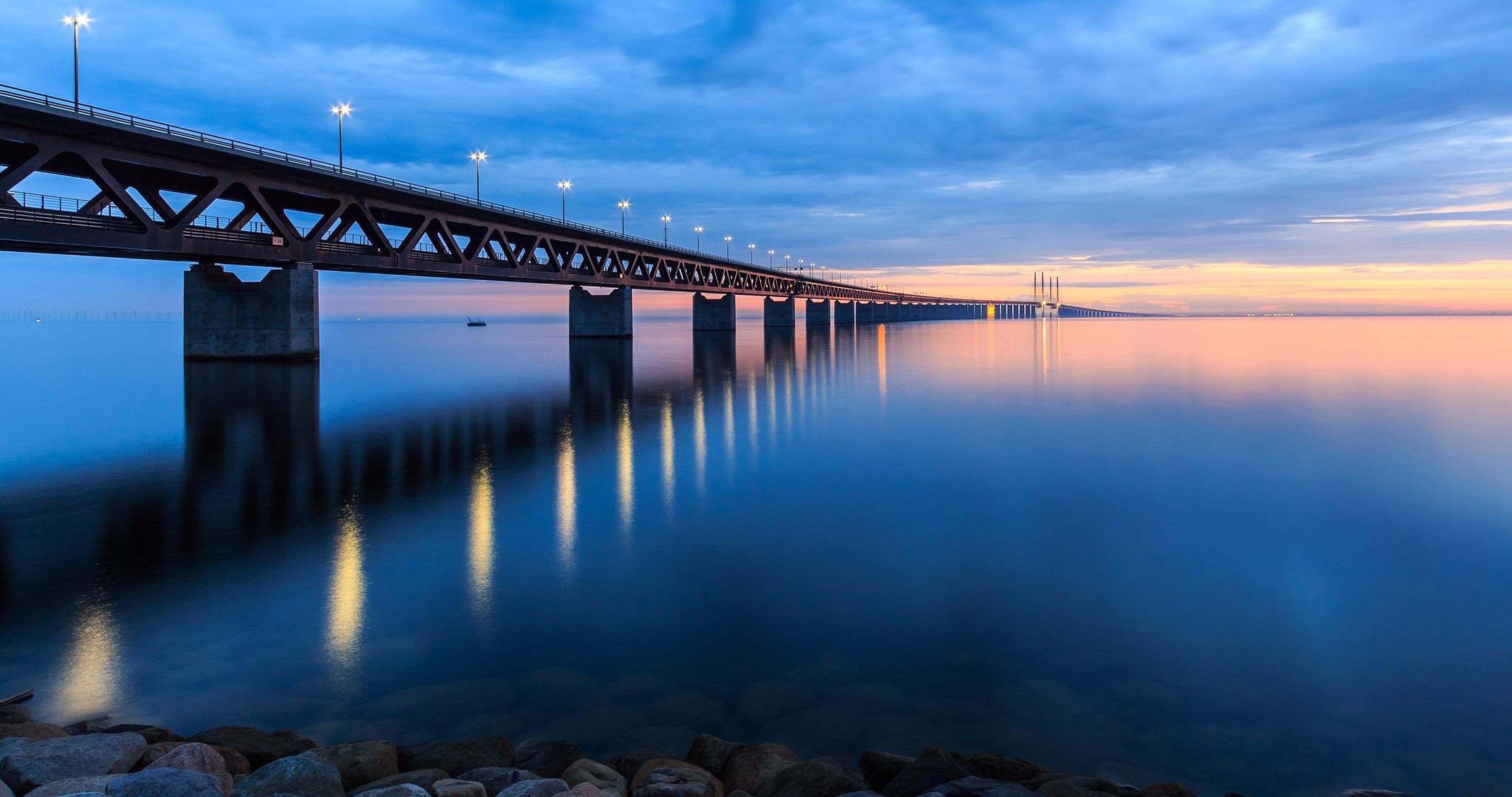 sweden bridge 4k ultra HD wallpaper. Bridge