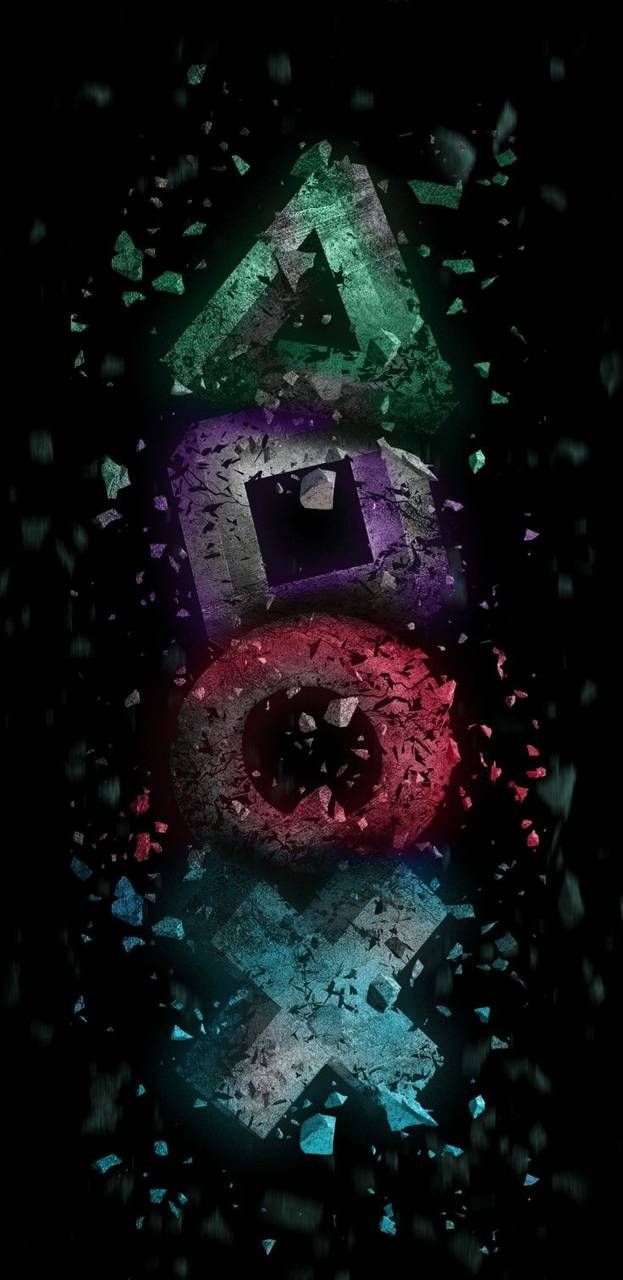 Playstation Buttons Wallpaper