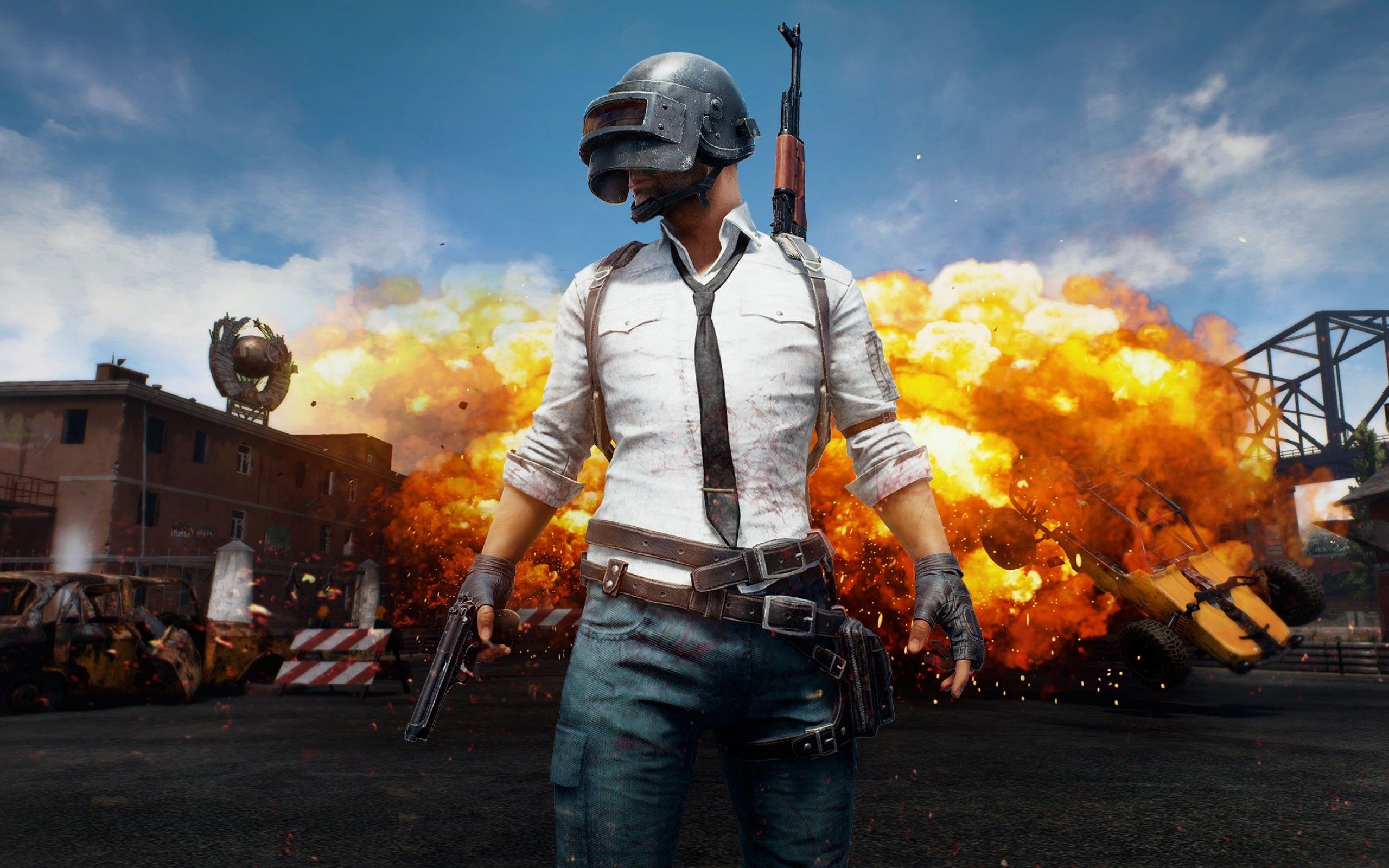 Download 2560x1600 Playerunknown's Battlegrounds, Explosion