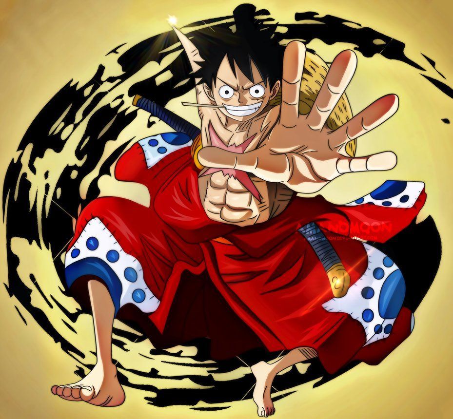 One Piece 916 Luffy Tarou Wano Kuni Anime Manga by Amanomoon Có
