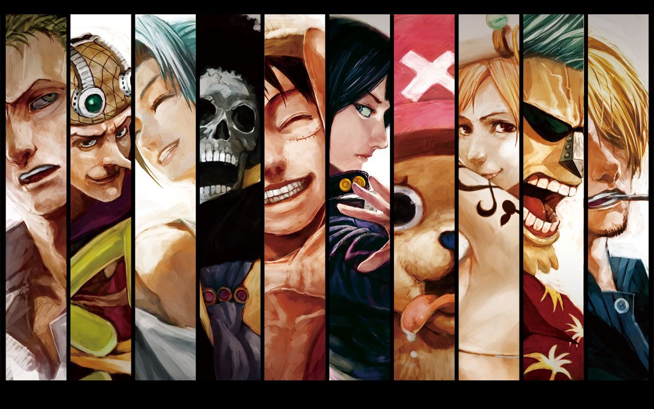 One Piece Wallpaper 1280x800 One, Piece, Nico, Robin, Nami, Luffy