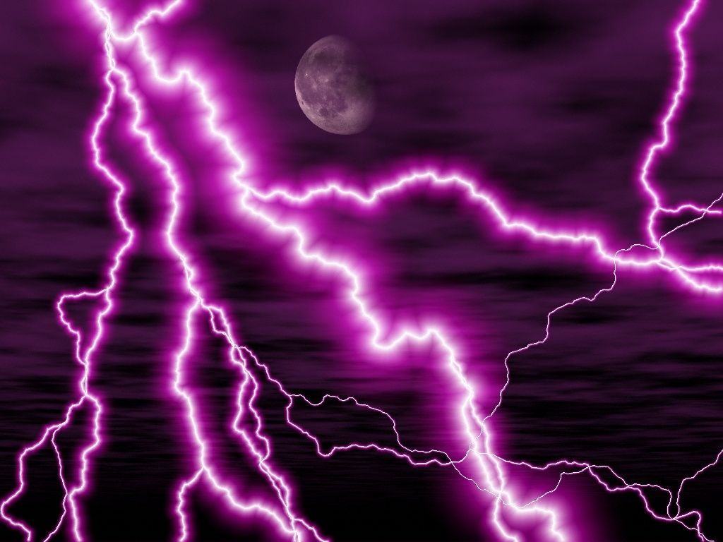 Purple Thunder Wallpaper. Purple
