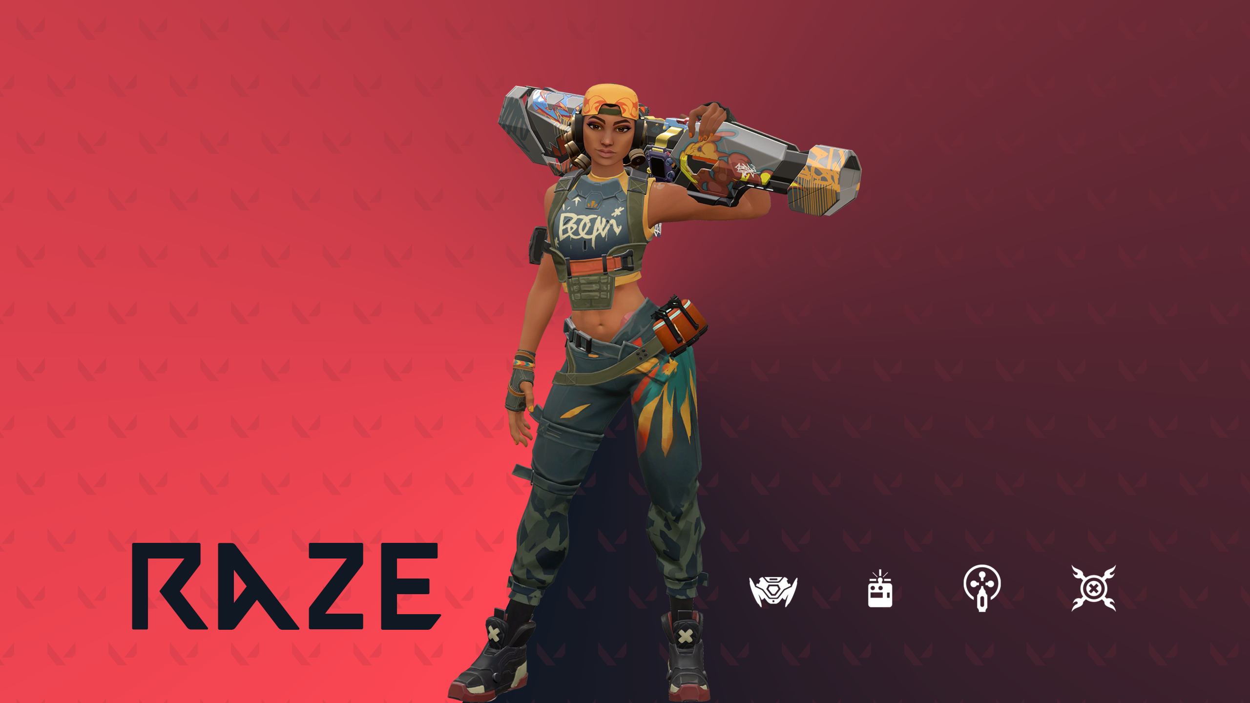 Raze Wallpaper 4K : r/VALORANT