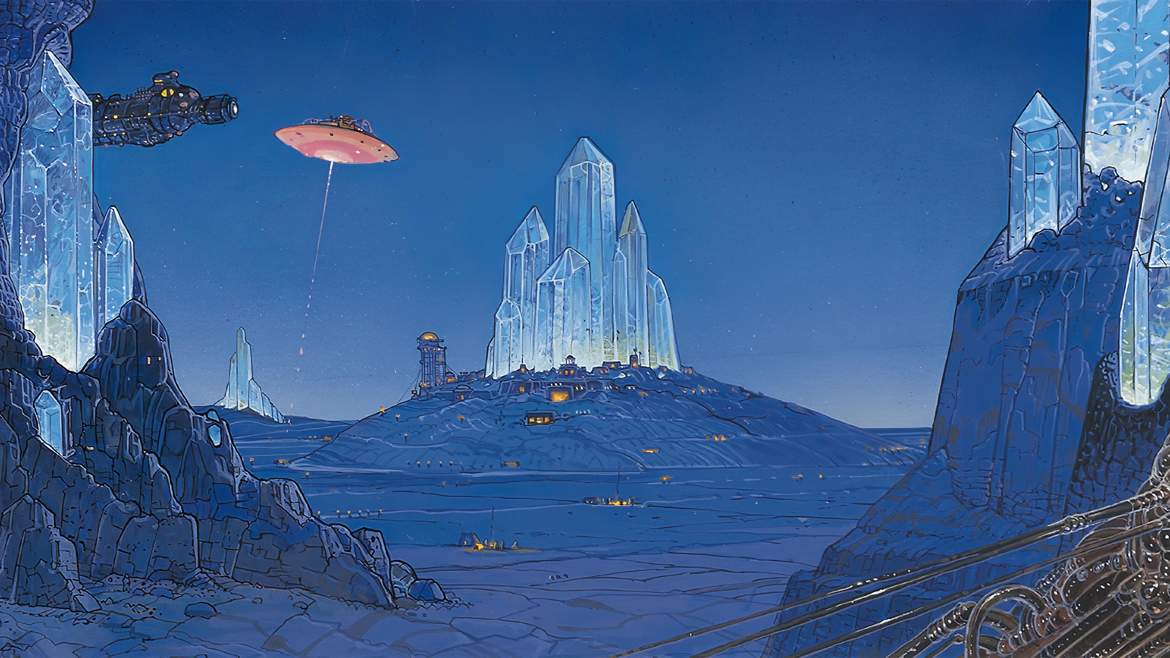Crystal Shards by Moebius 3840x2160 : wallpapers.