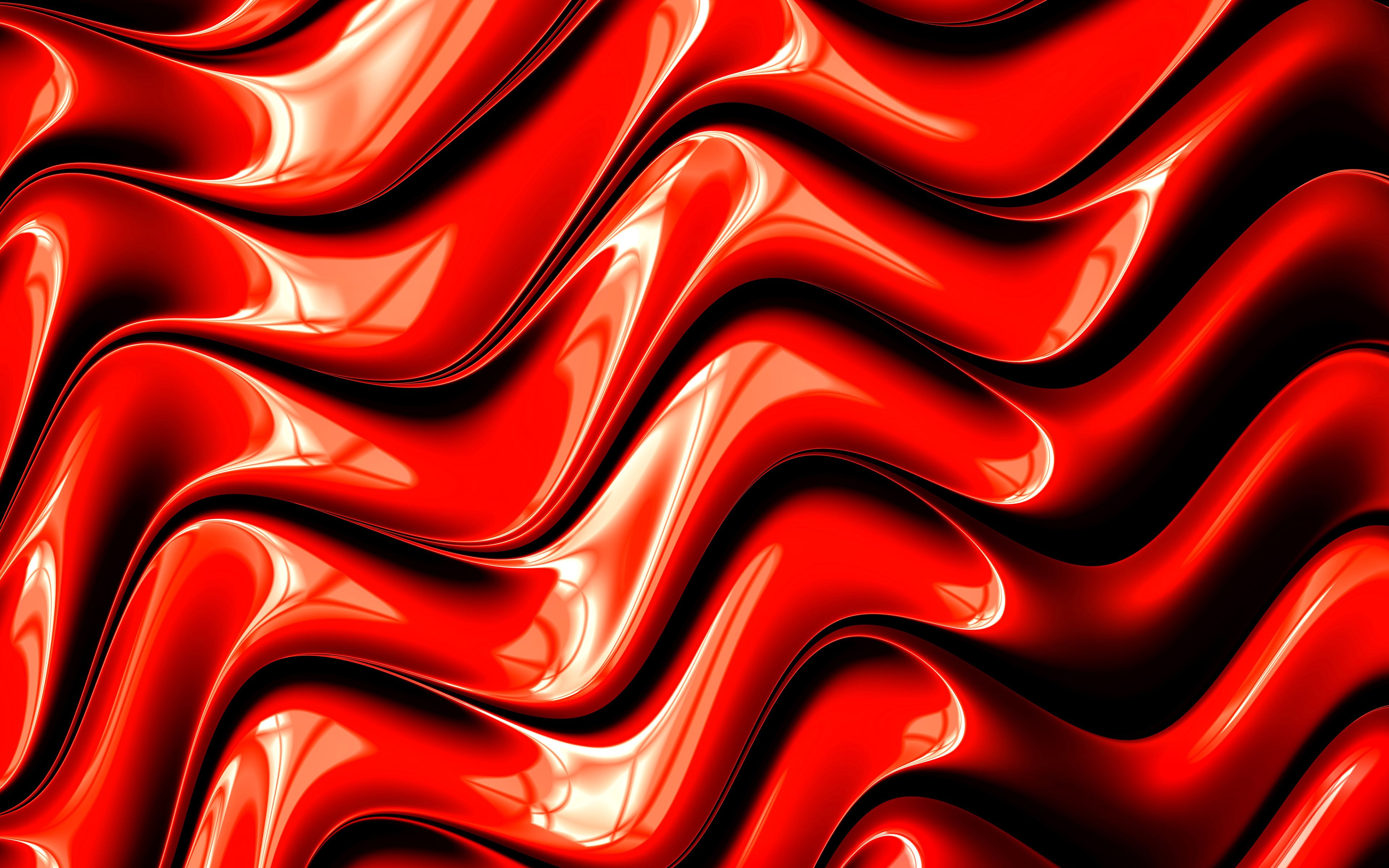 Wallpaper 4k Blood Red Fractal Surface 4K Abstact, Blood, Fractal