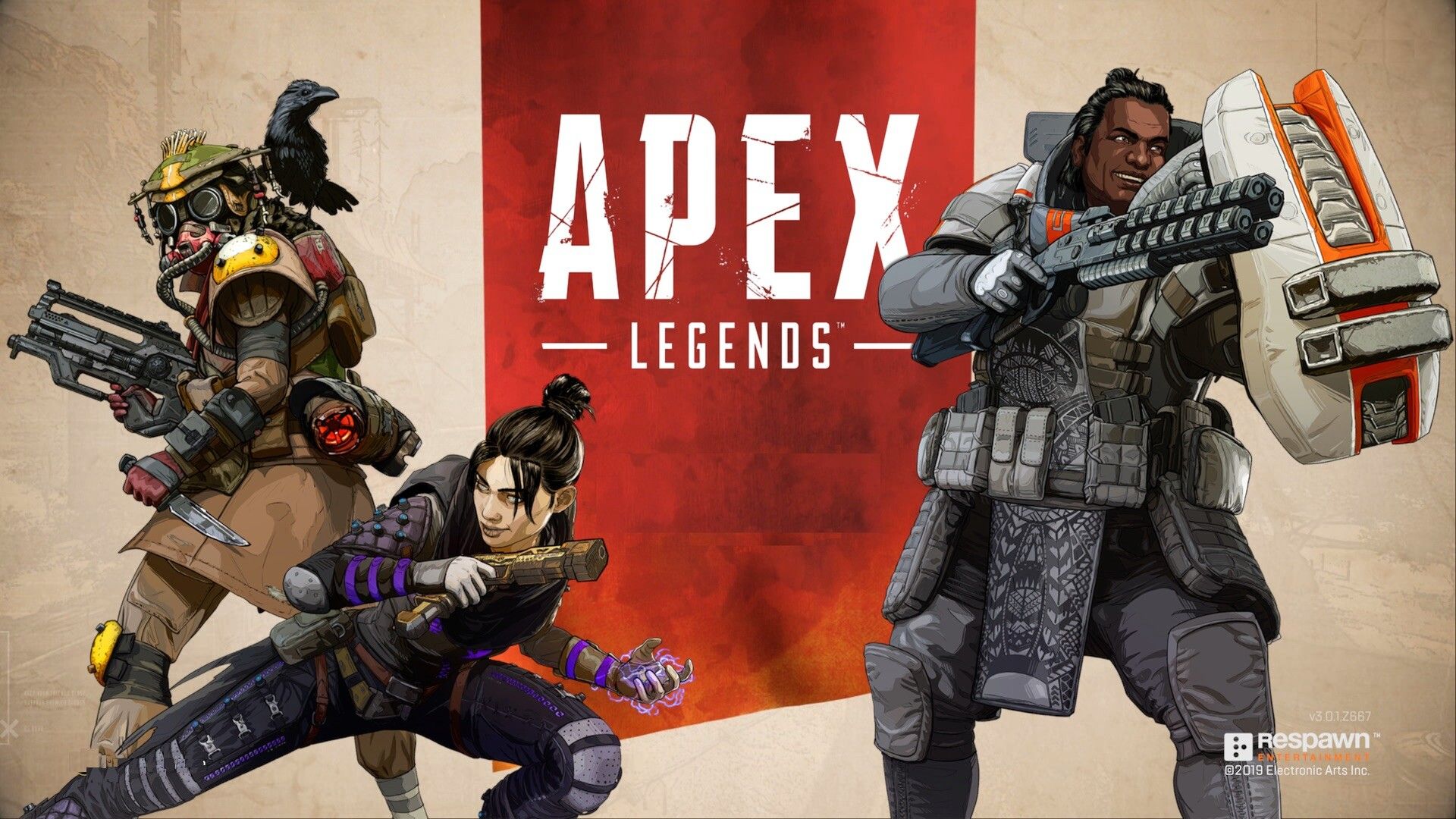Apex Legends Character Lineup and box art, Autumn