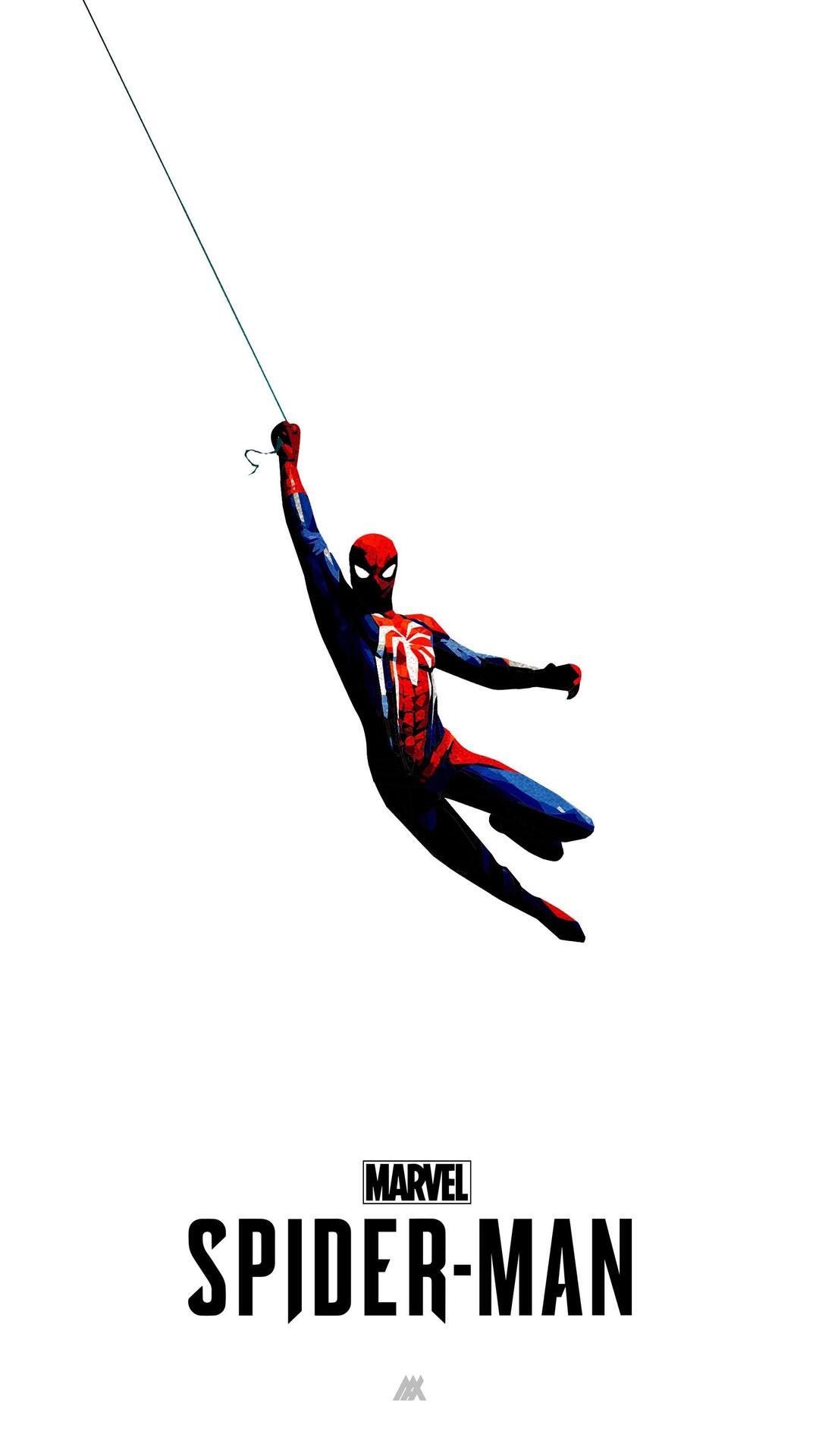 Spiderman PS4 Minimal iPhone 7, 6s, 6 Plus, Pixel xl , One