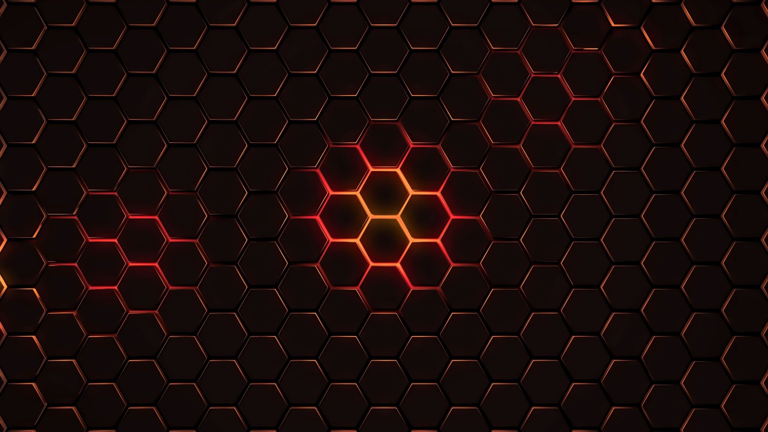 Hexagon Geometry 4k 1440P Resolution HD 4k Wallpaper, Image, Background, Photo and Picture
