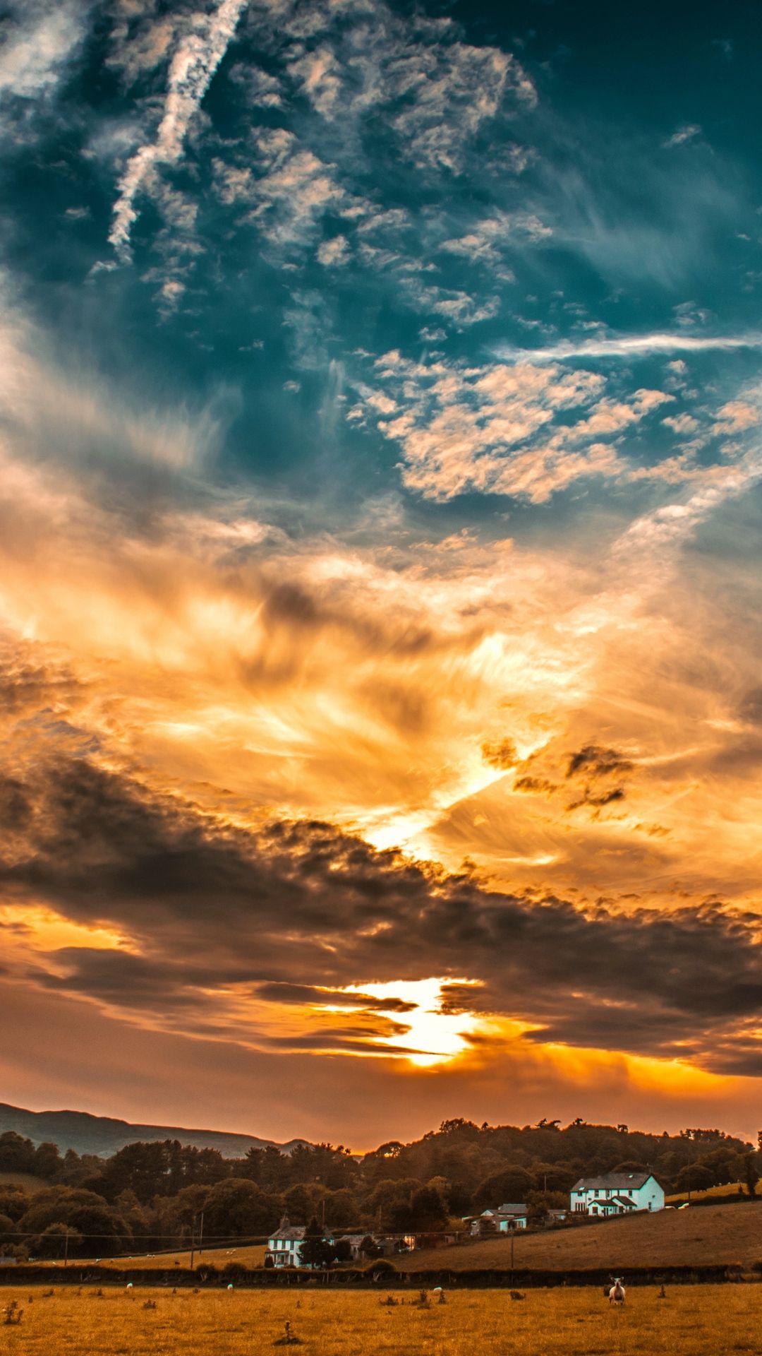 Sunset Sky Clouds Wallpaper - [1080x1920]
