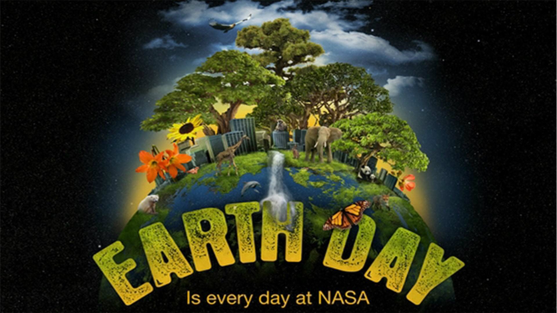 Earth Day Computer Background. Awesome