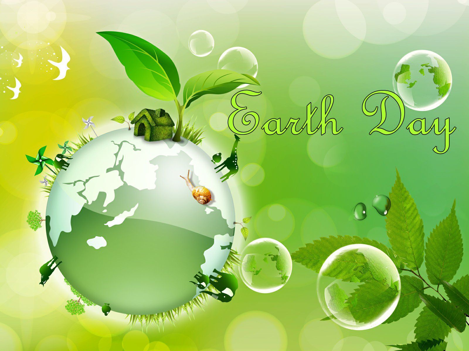 Free download Happy Earth Day Image HD Wallpaper [1600x1200]