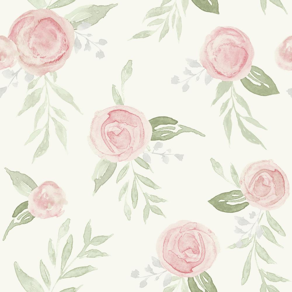 Magnolia Home by Joanna Gaines 56 sq. ft. Watercolor Roses