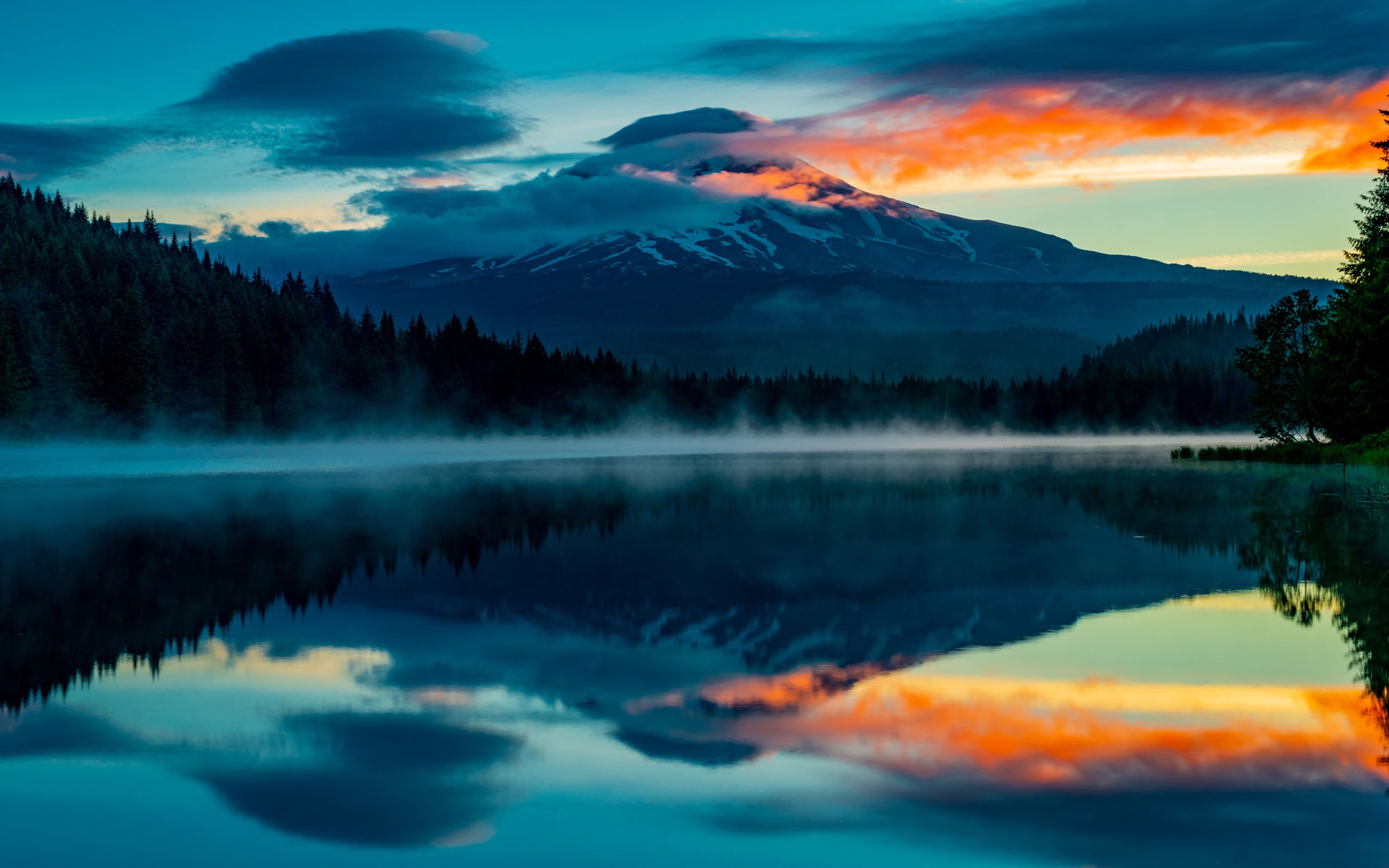 Sunrise At Mount Hood National Forest Oregon Usa Mount Hood