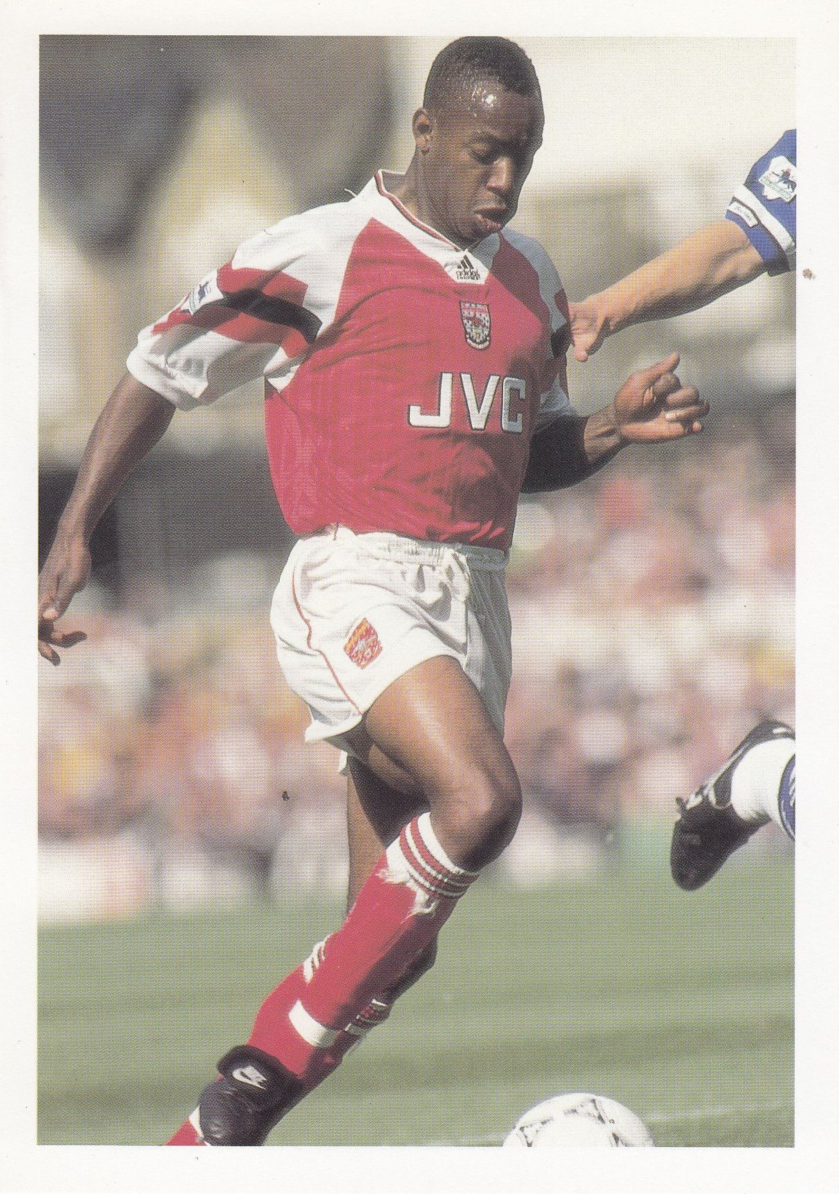 Ian Wright Arsenal Football Club Striker Postcard