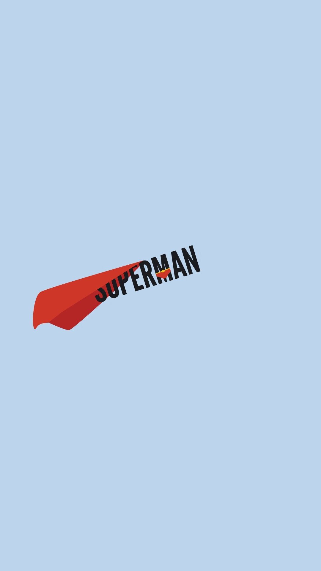 Superman Minimal iPhone Wallpaper HD
